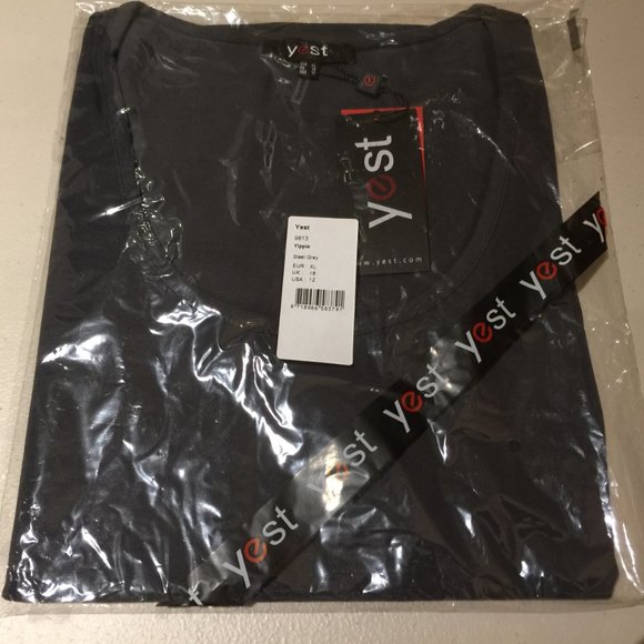 Yest Yippie 9813 Woman's Burr Fashion Tank Top Steel Grey Various Sizes 8 and 10 - Picture 4 of 7